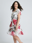 Keoni | Soft Petal Layered Knee Length Dress