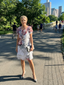 Kualani | Clean Floral Knee Length Dress