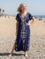 Elyra | Light Drape Midi Dress